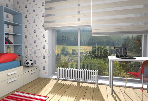 Детская в частном доме в парковой зоне